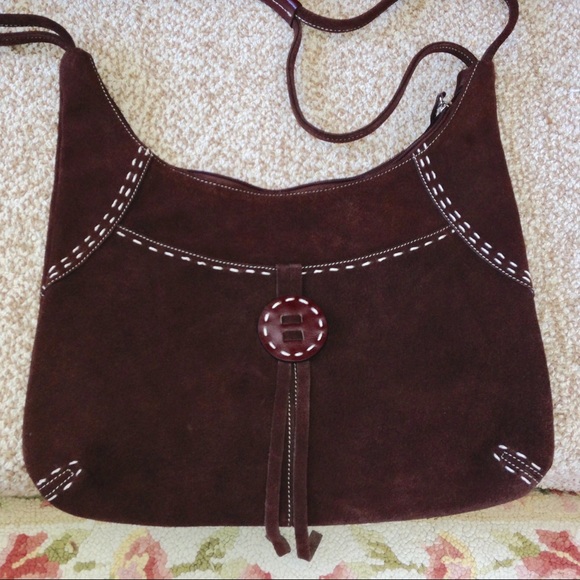 Vintage Suede Boho Hobo - Picture 2 of 9
